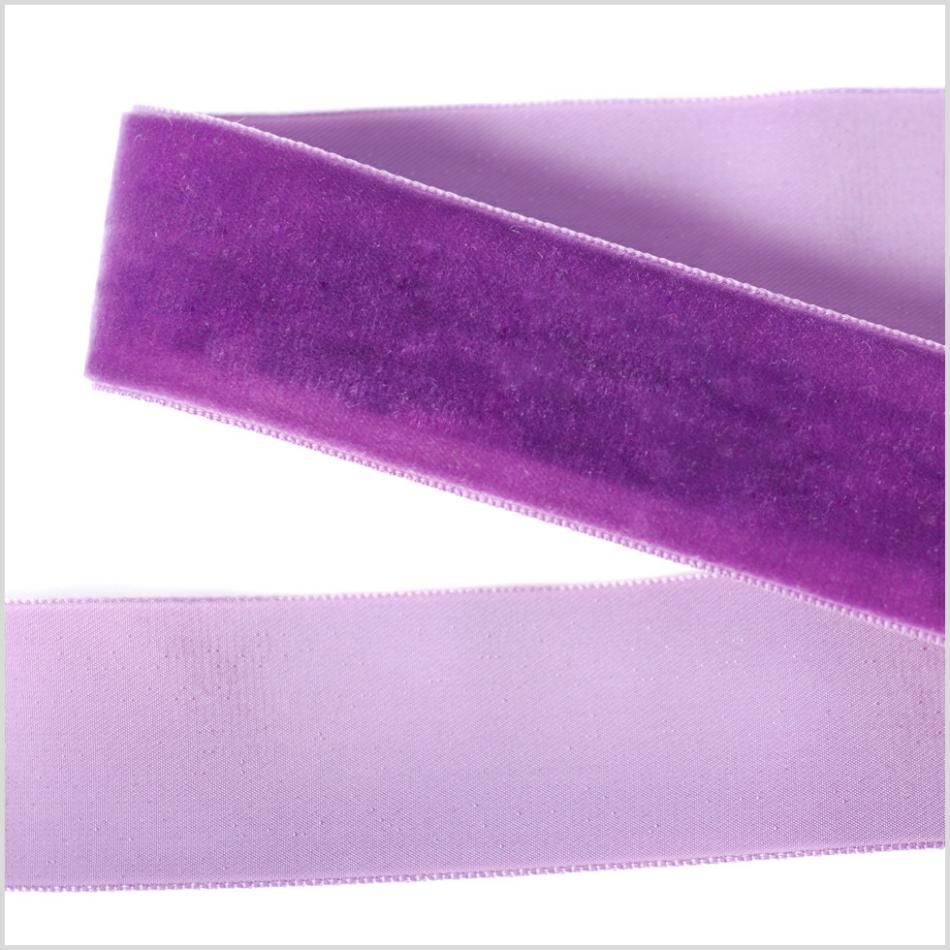 Velvet | Dark Grape Single Face Velvet Ribbon – 1.5" Ribbons Dark Grape