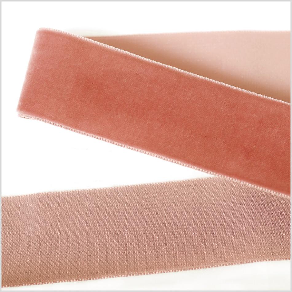 Velvet | Dusty Pink Single Face Velvet Ribbon – 1.5" Ribbons Dusty Pink