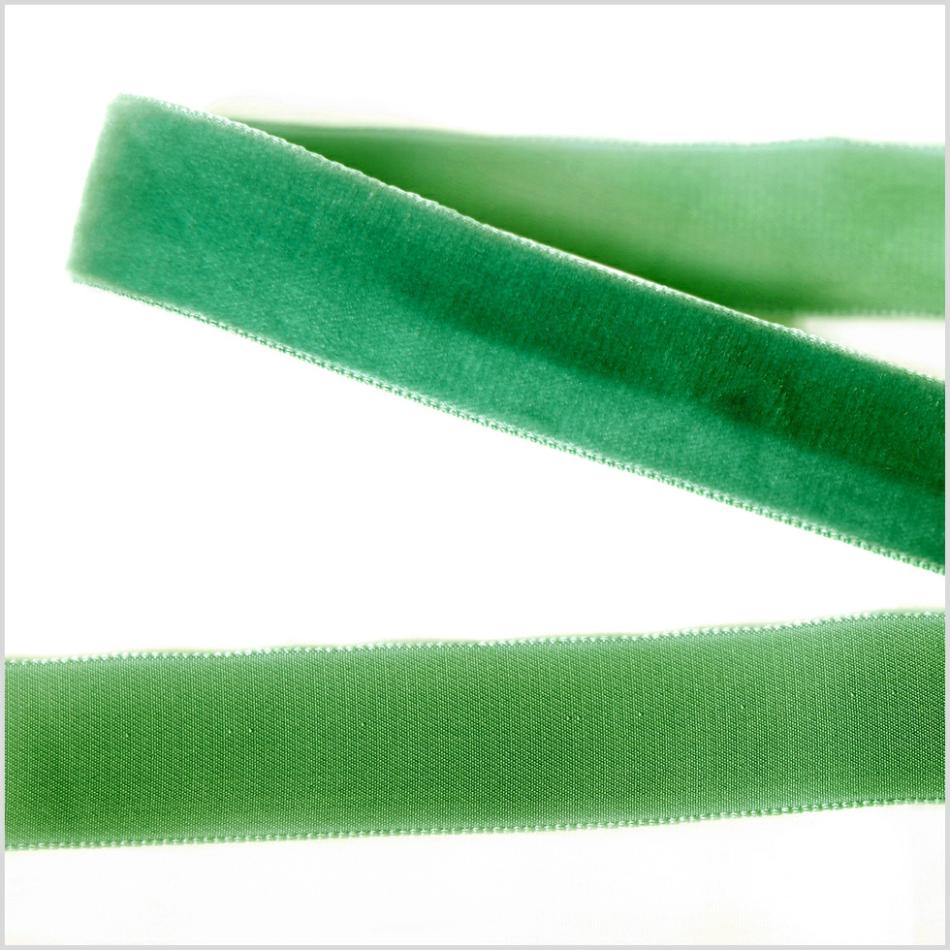 Velvet | Emerald Single Face Velvet Ribbon – 7/8" Ribbons Emerald