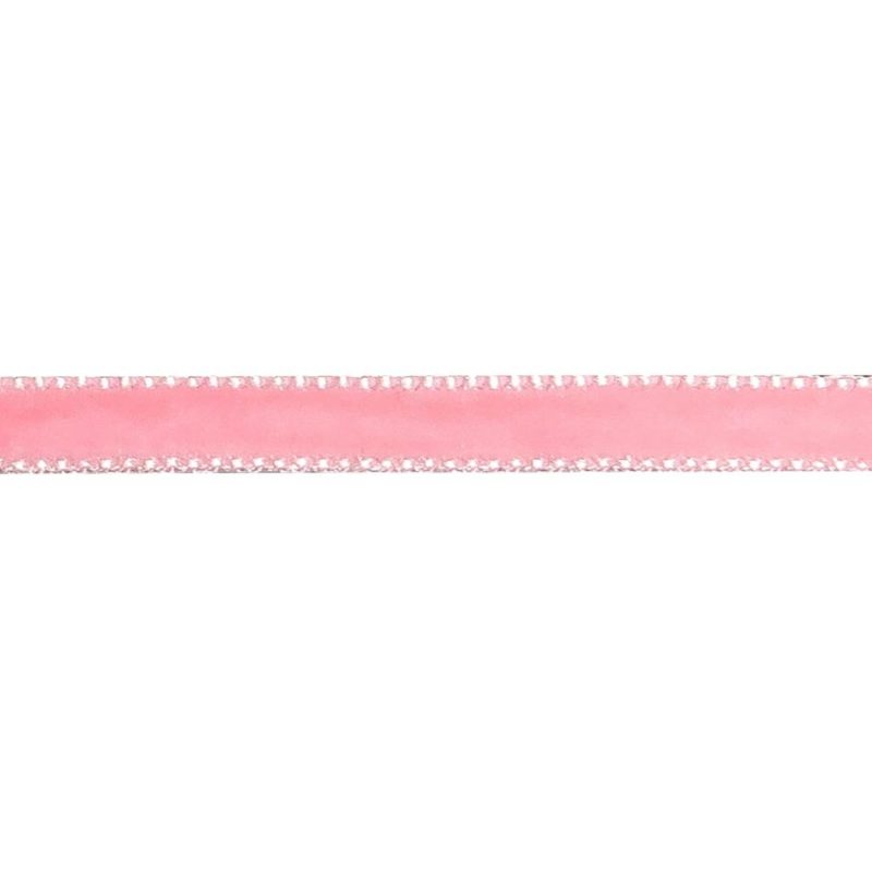 Velvet | Flamingo Pink Single Face Velvet Ribbon – 0.25" Ribbons Flamingo Pink