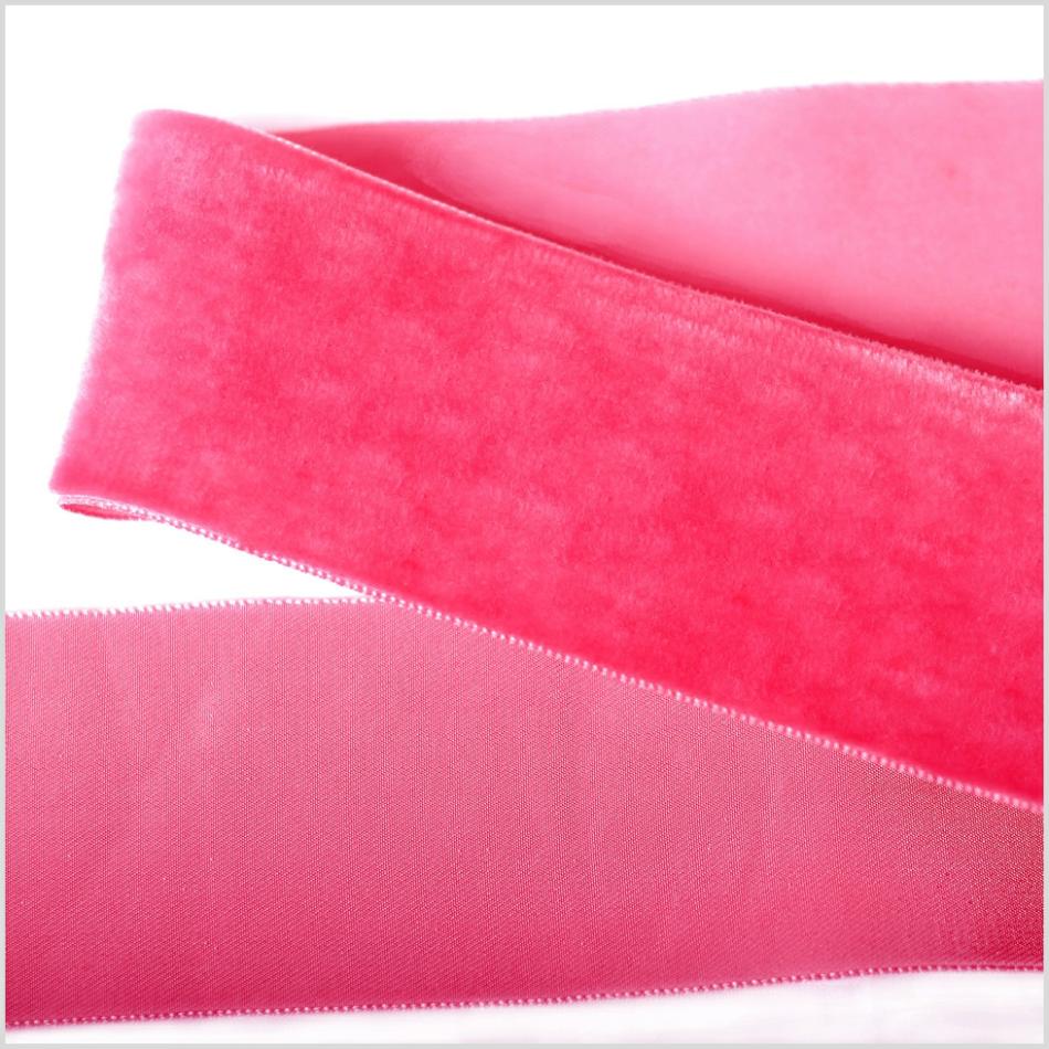 Velvet | Fuchsia Single Face Velvet Ribbon – 2" Ribbons Fuchsia