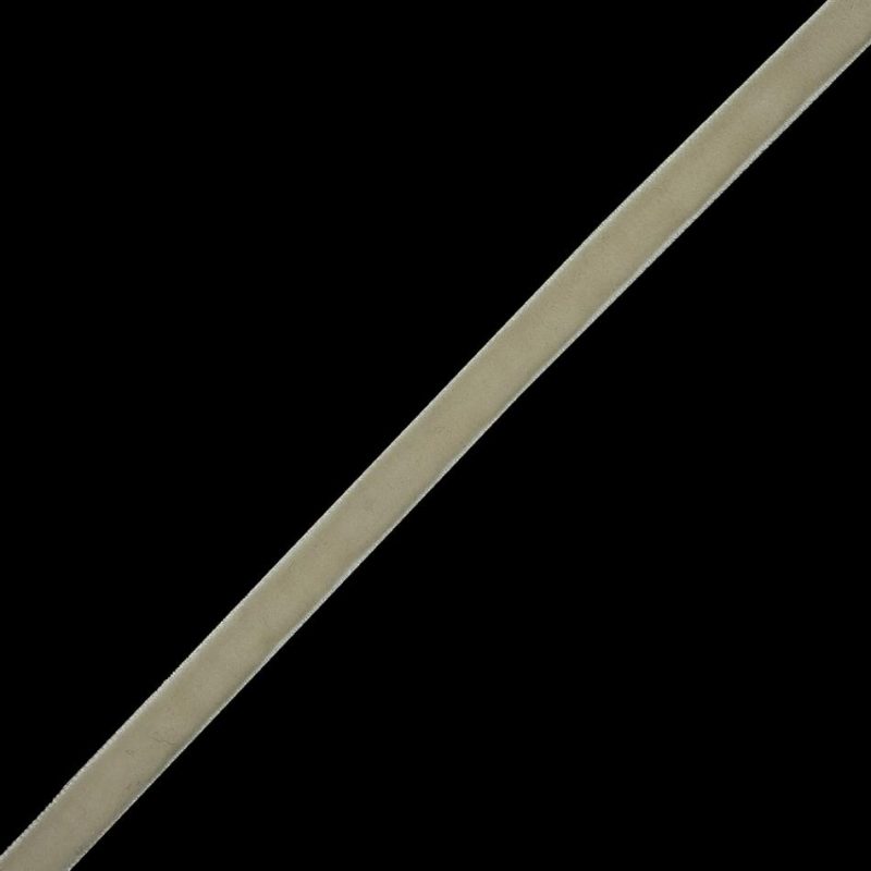 Velvet | Ivory Single Face Velvet Ribbon – 0.375" Ribbons Ivory