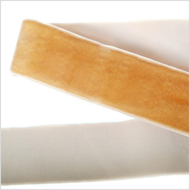 Velvet | Ivory Single Face Velvet Ribbon – 1.5" Ribbons Ivory