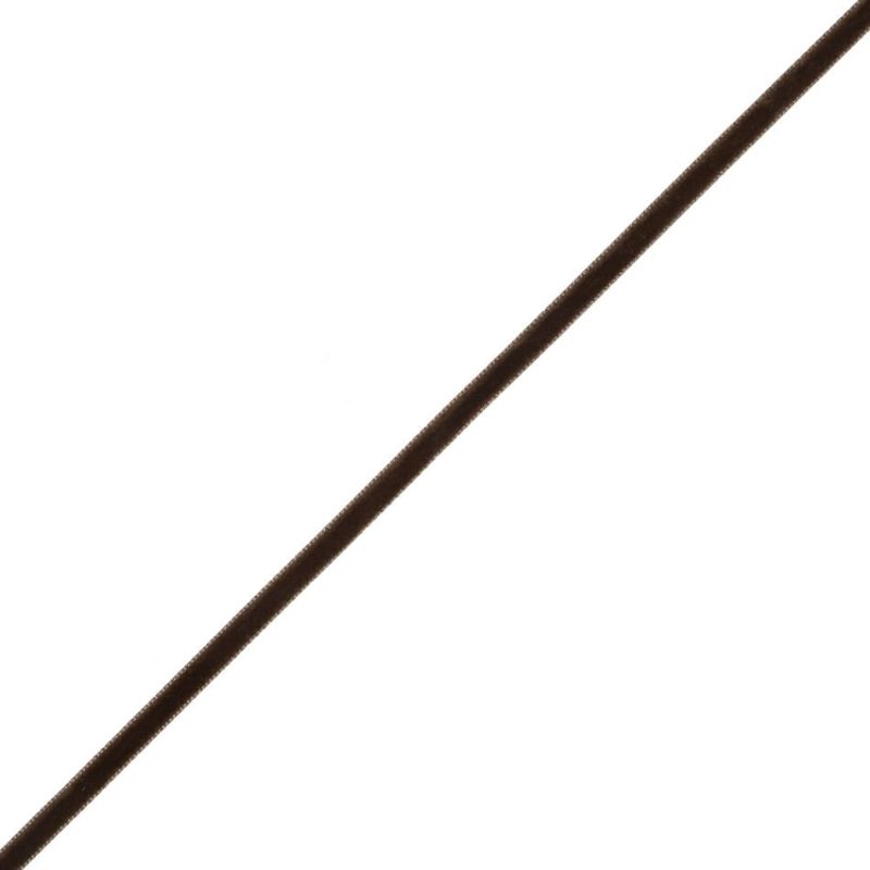 Velvet | Light Brown Single-Faced Velvet Ribbon – 0.25" Ribbons Light Brown