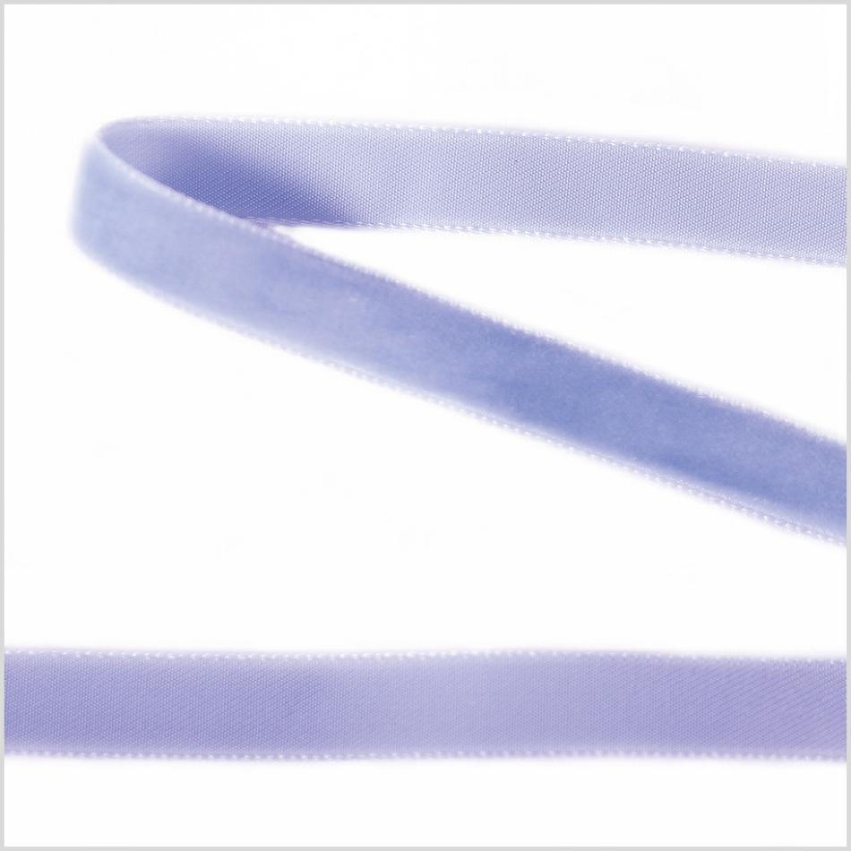 Velvet | Light Lilac Single Face Velvet Ribbon – 0.375" Ribbons Light Lilac