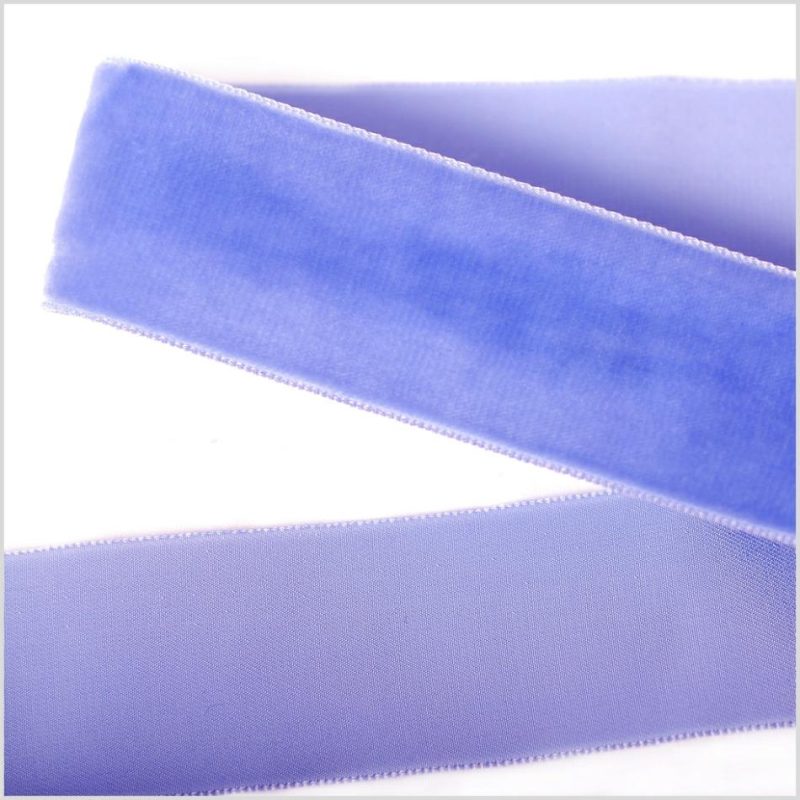 Velvet | Lilac Single Face Velvet Ribbon – 1.5" Ribbons Lilac