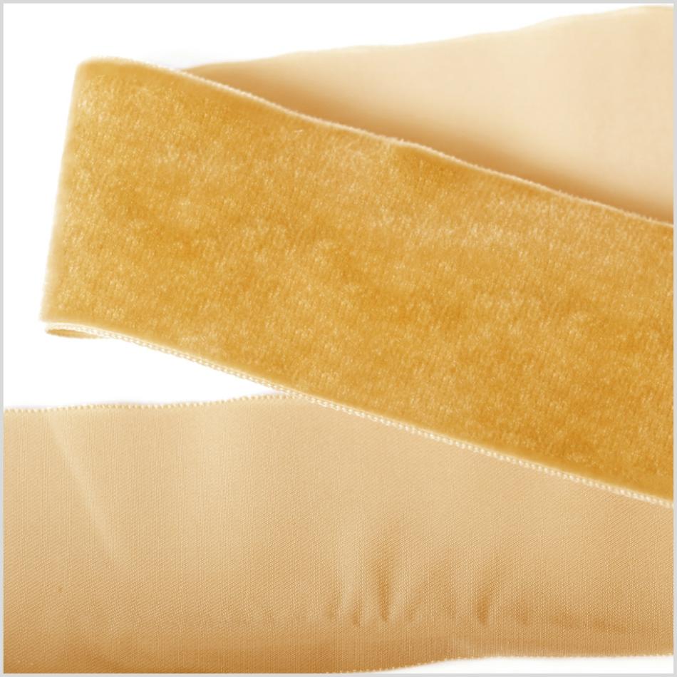 Velvet | Mustard Single Face Velvet Ribbon – 2" Ribbons Velvet