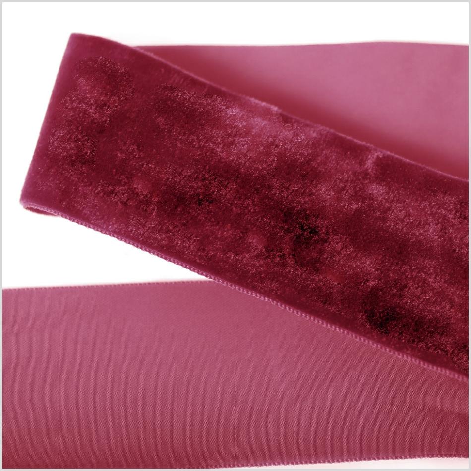 Velvet | Old Rose Single Face Velvet Ribbon – 2" Ribbons Old Rose