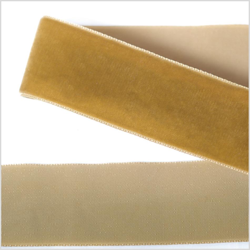 Velvet | Olive Single Face Velvet Ribbon – 1.5" Ribbons Olive