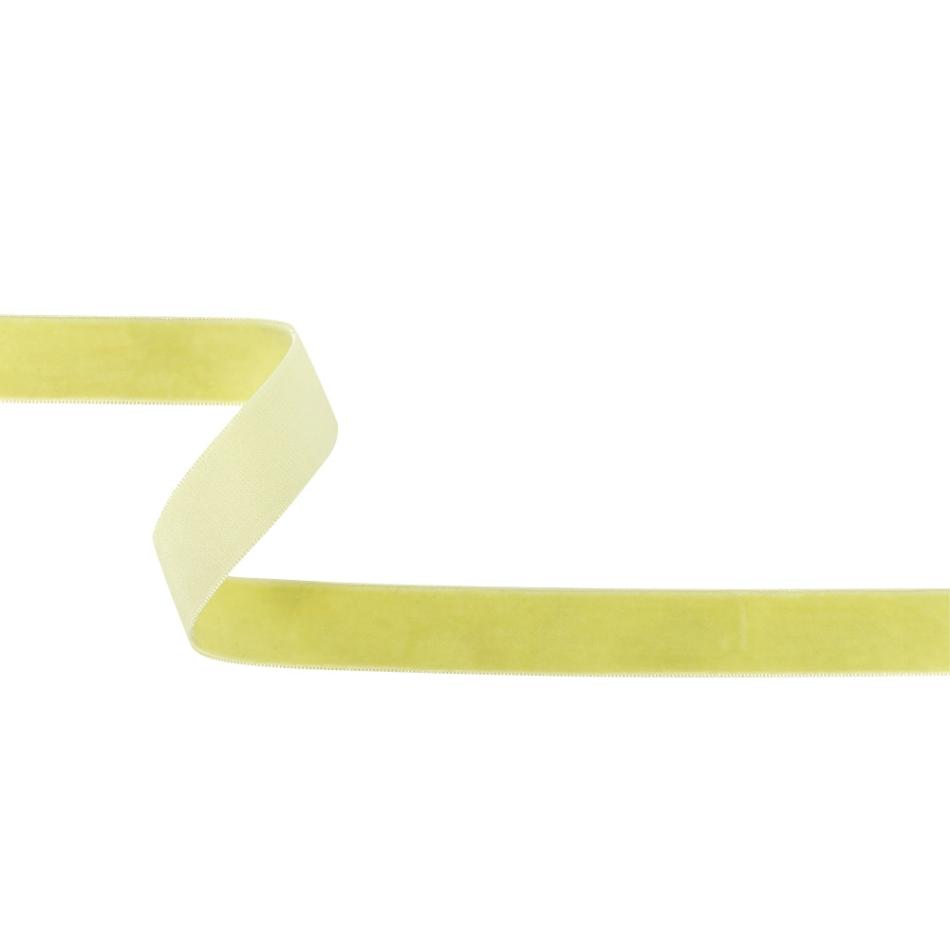 Velvet | Pale Green Single Face Velvet Ribbon – 0.75" Ribbons Velvet