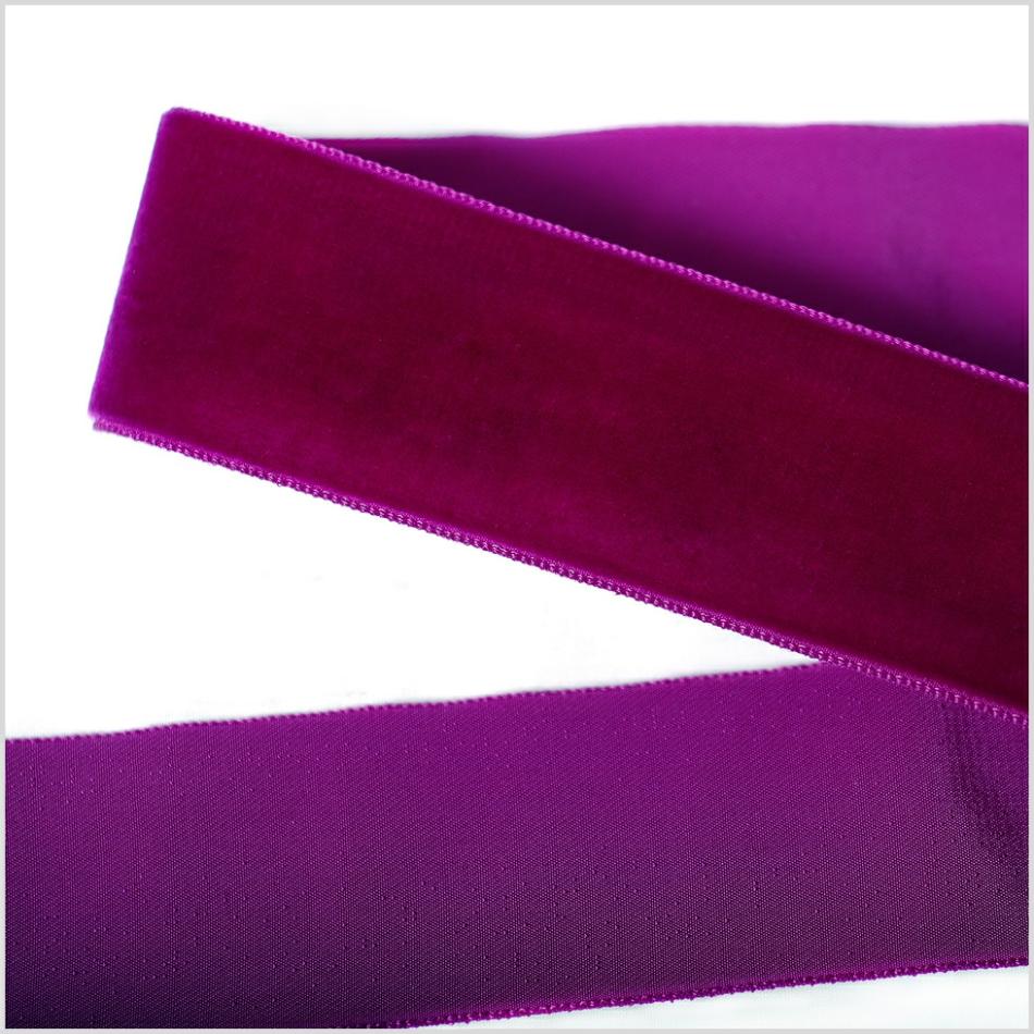 Velvet | Plum Single Face Velvet Ribbon – 1.5" Ribbons Plum