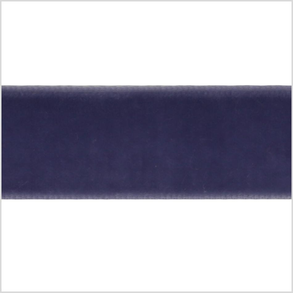 Velvet | Purple Gray Single Face Velvet Ribbon – 0.875" Ribbons Purple Gray