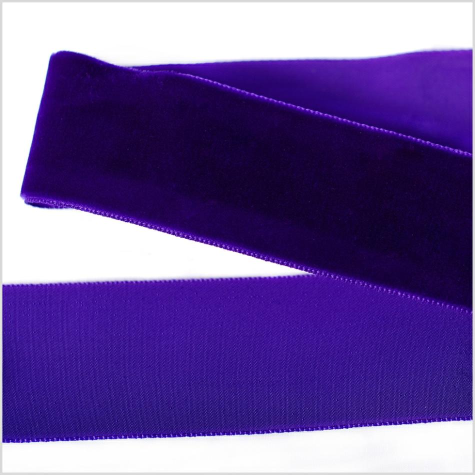 Velvet | Purple Single Face Velvet Ribbon – 1.5" Ribbons Purple