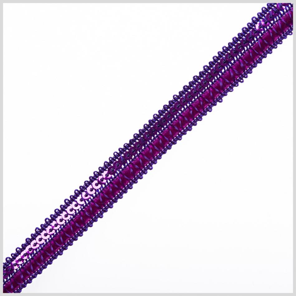 Velvet | Purple Velvet Sequin Ribbon – 0.5" Ribbons Purple