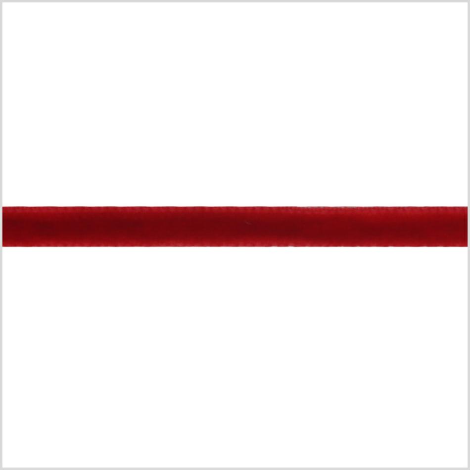 Velvet | Rouge Red Single Face Velvet Ribbon – 5Mm Ribbons Rouge Red