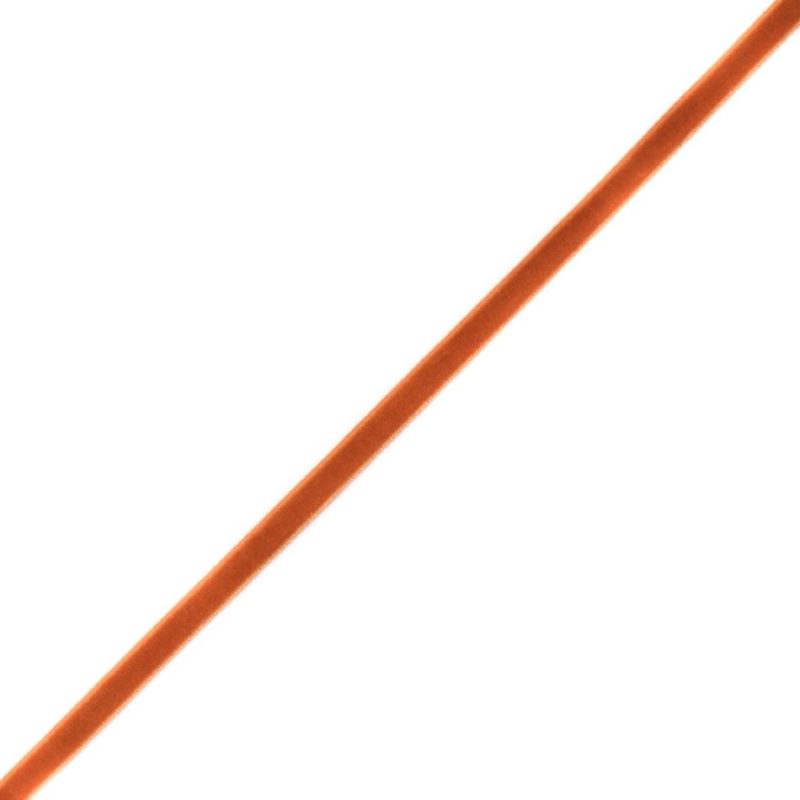 Velvet | Rust Single Face Velvet Ribbon – 0.375" Ribbons Rust