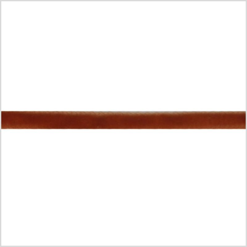 Velvet | Rust Single Face Velvet Ribbon – 5Mm Ribbons Rust