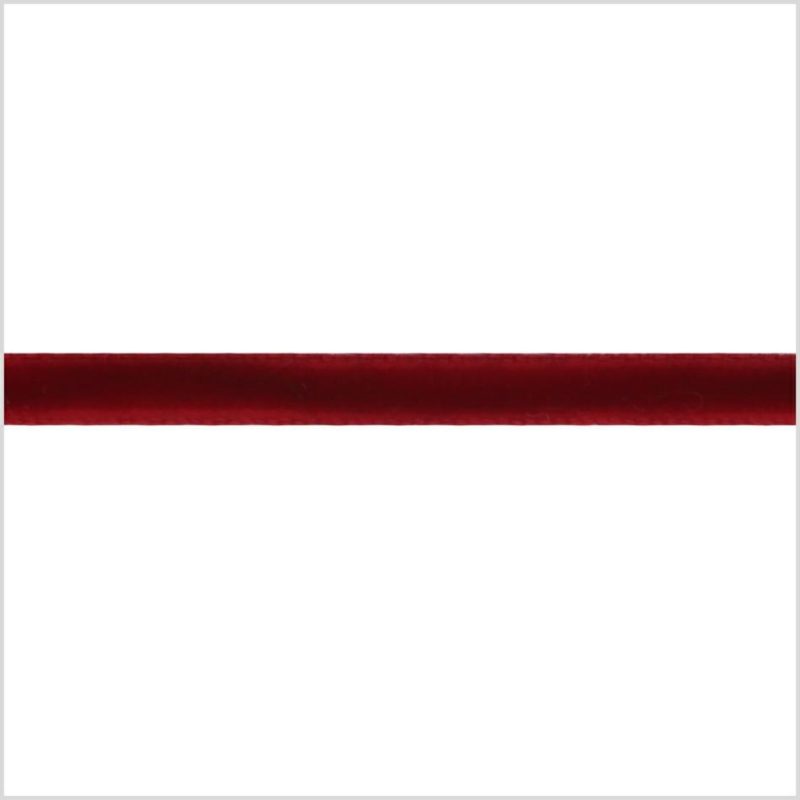 Velvet | Scarlet Single Face Velvet Ribbon – 5Mm Ribbons Scarlet