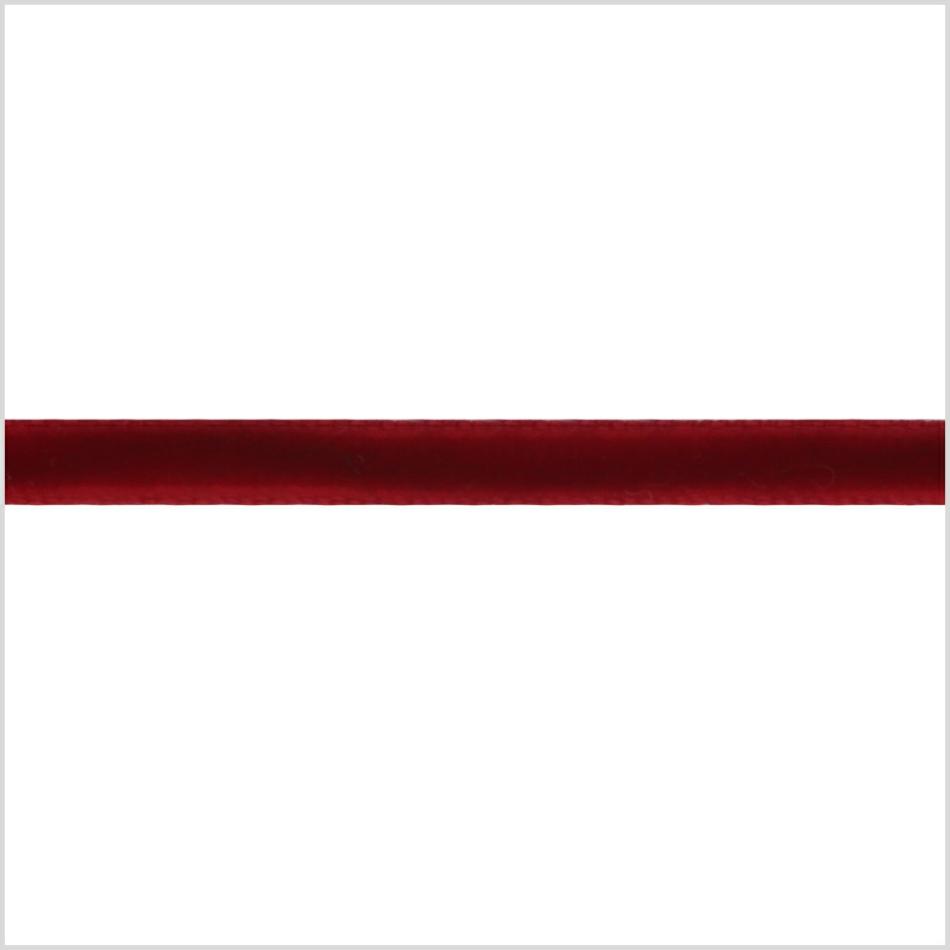 Velvet | Scarlet Single Face Velvet Ribbon – 5Mm Ribbons Scarlet