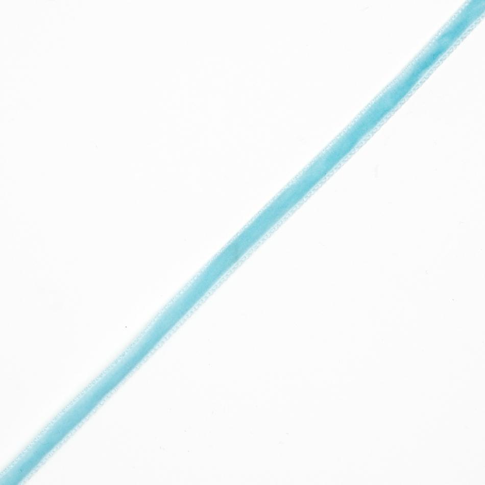 Velvet | Sky Blue Single Face Velvet Ribbon – 5Mm Ribbons Sky Blue