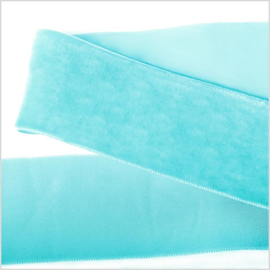 Velvet | Teal Single Face Velvet Ribbon – 2" Ribbons Teal