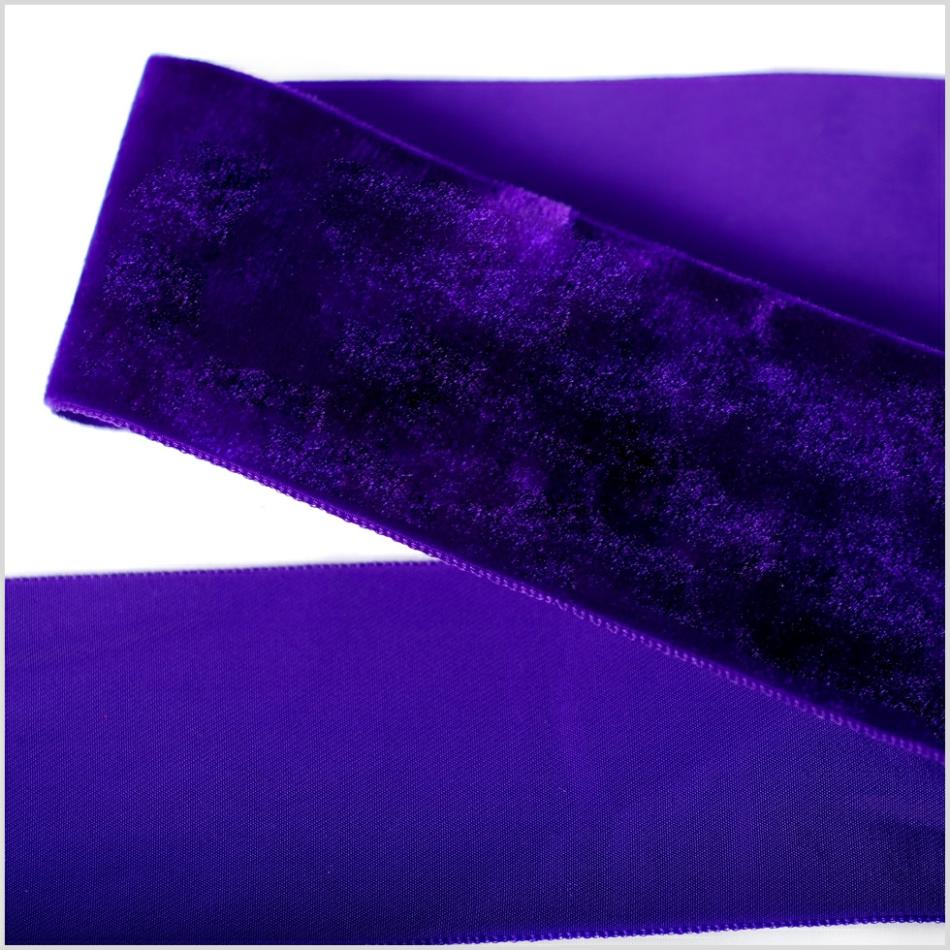 Velvet | Violet Single Face Velvet Ribbon – 2" Ribbons Velvet