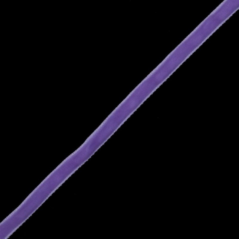 Velvet | Violet Single-Faced Velvet Ribbon – 0.25" Ribbons Velvet