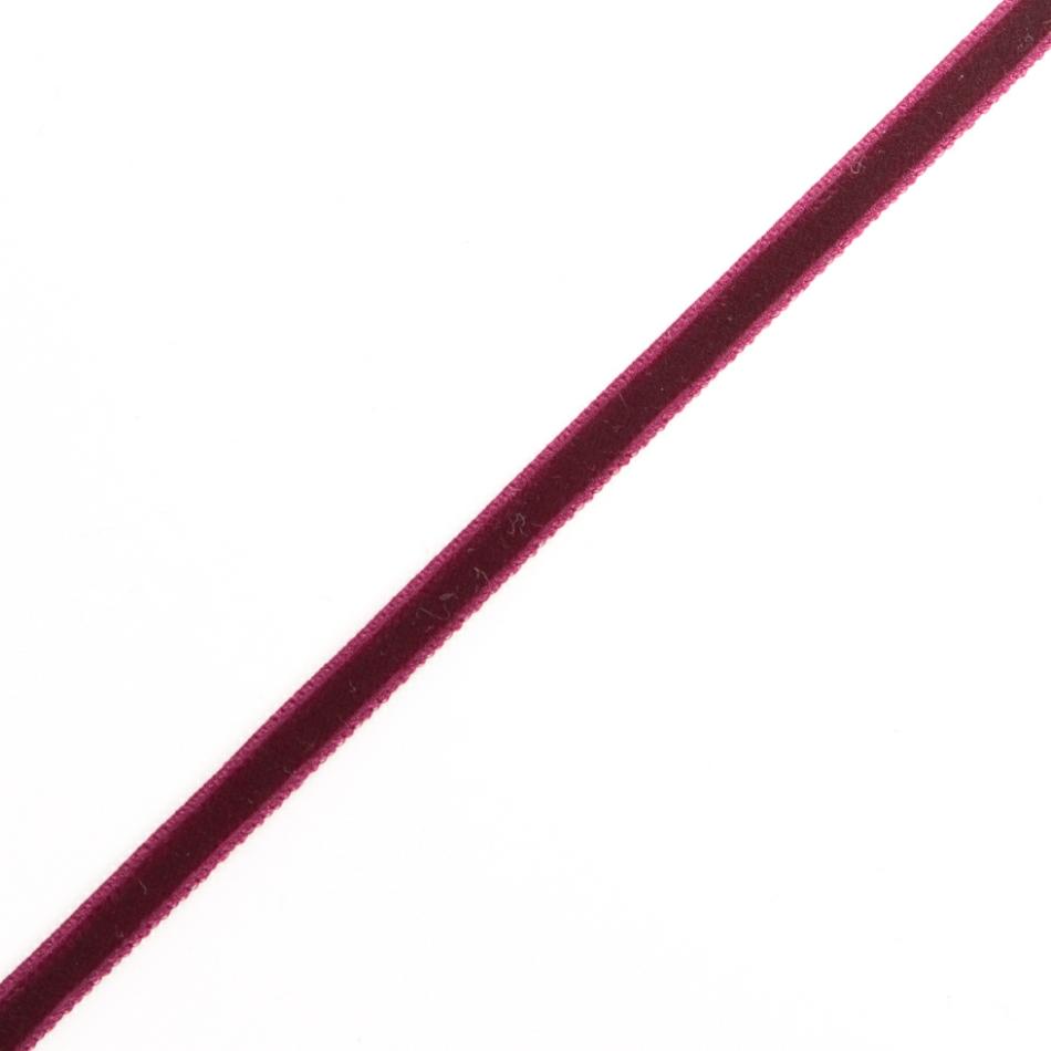 Velvet | Wine Single Face Velvet Ribbon – 5Mm Ribbons Velvet