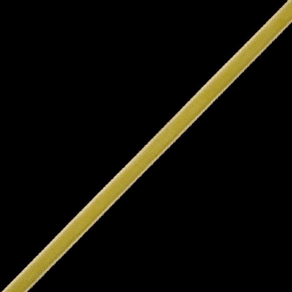 Velvet | Yellow Single Face Velvet Ribbon – 5Mm Ribbons Velvet