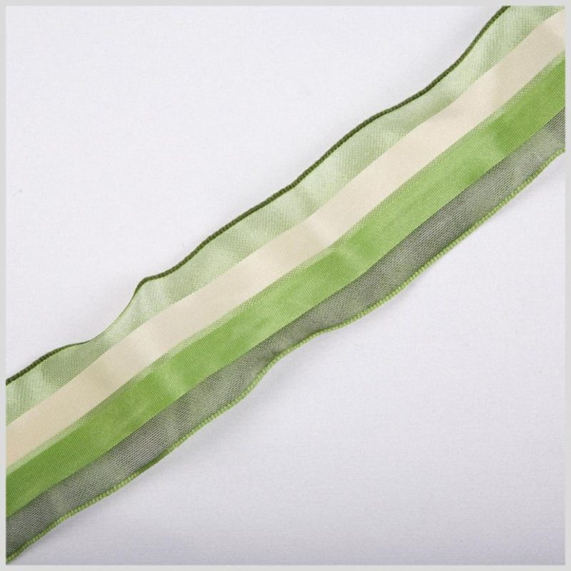 Wired | Olive Wired Edge Ribbon Ribbons Olive