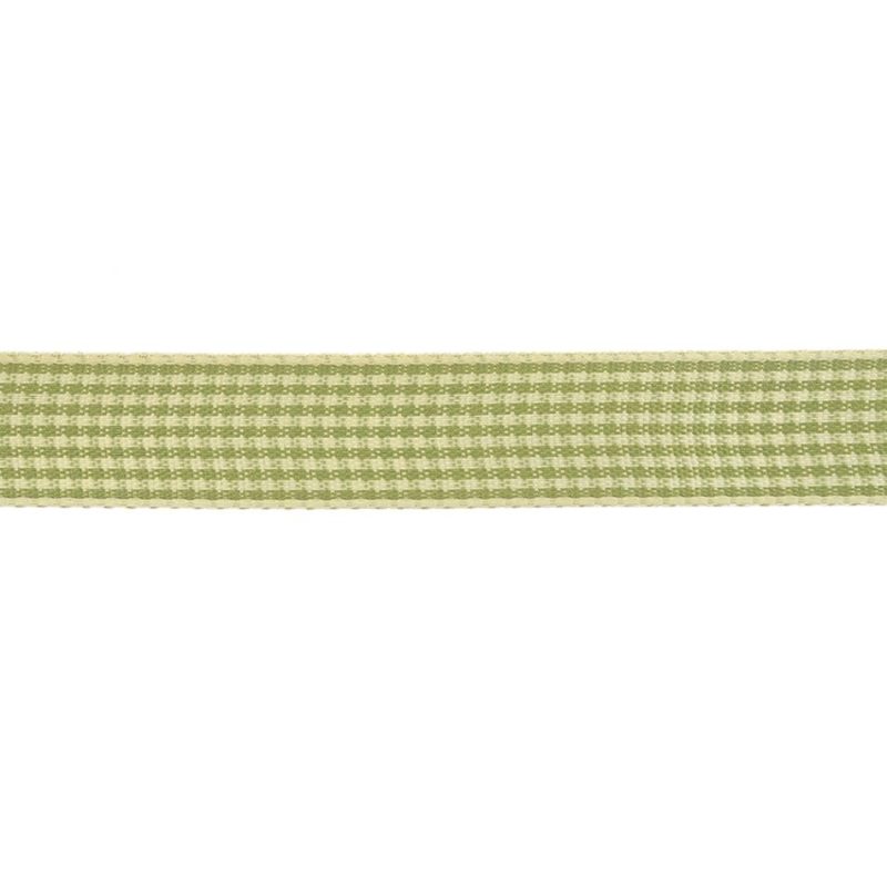 Woven | Lime And Cream Houndstooth Check Woven Ribbon – 0.625" Ribbons Woven