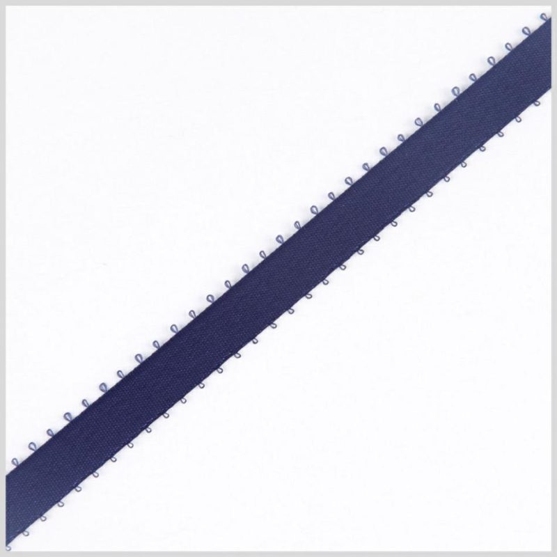 Double Face Satin | 3/16" Navy Double Face Feather Edge Satin Ribbon Double Face Satin Double Face Satin