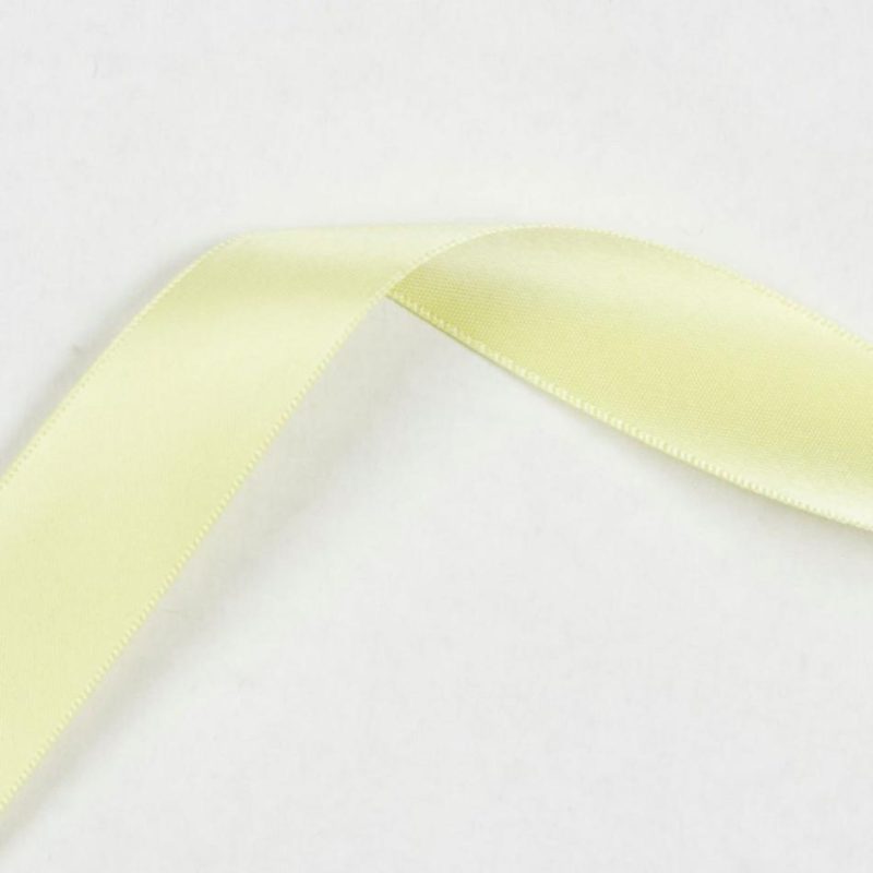 Double Face Satin | Yellow Double Face Satin Ribbon Double Face Satin Double Face Satin