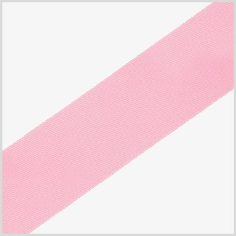 Grosgrain | 1/4" Pink Solid Grosgrain Ribbon Grosgrain Grosgrain