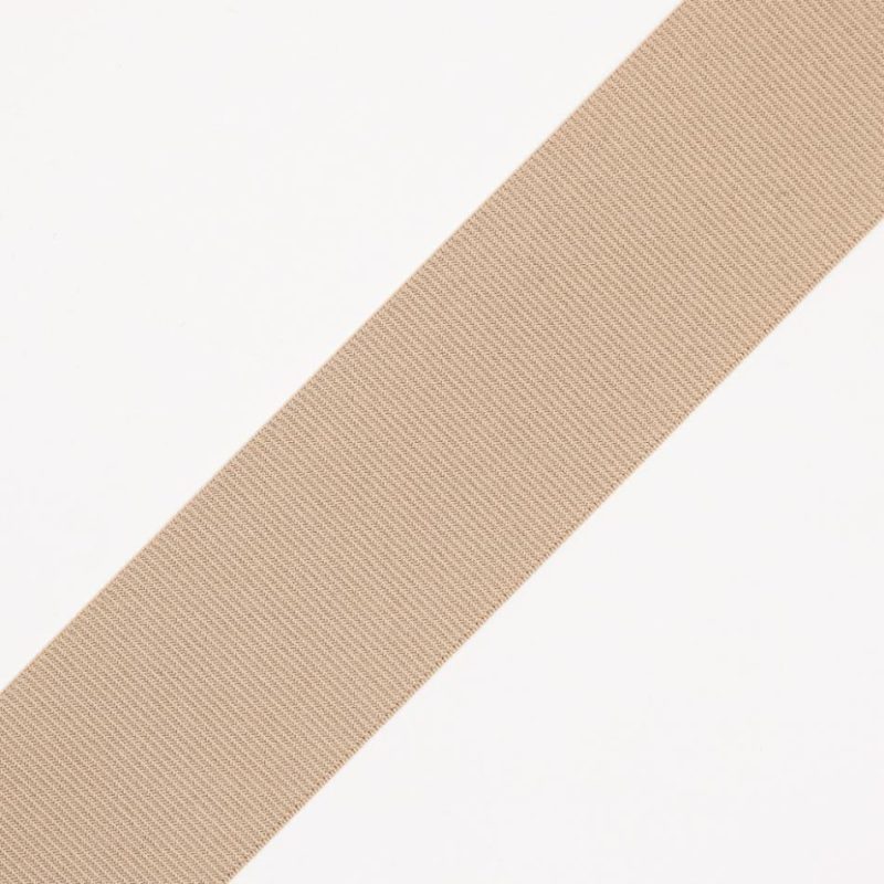 Grosgrain | Khaki Stretch Grosgrain – 2" Grosgrain Grosgrain