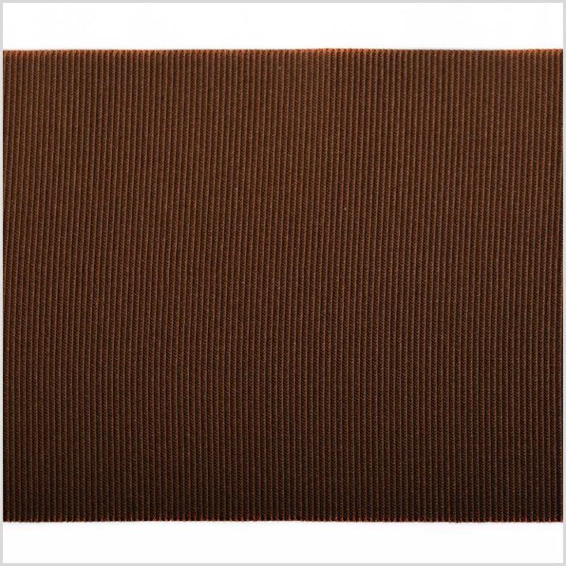 Grosgrain | Brown Stretch Grosgrain – 4" Grosgrain Grosgrain