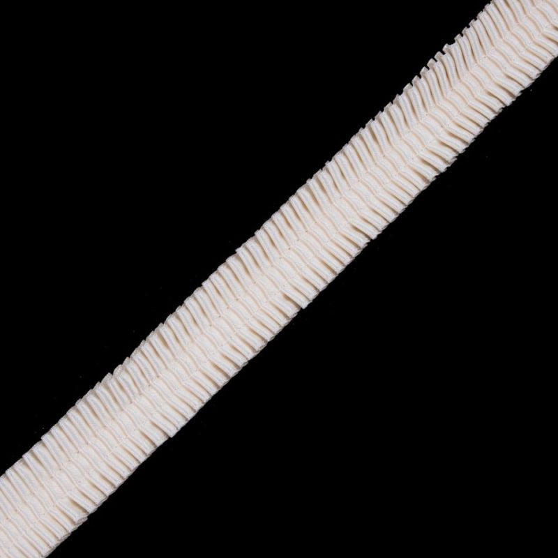 Pleated & Plisse | Ivory Deep Knife Pleated Trimming – 1" Pleated & Plisse Ivory