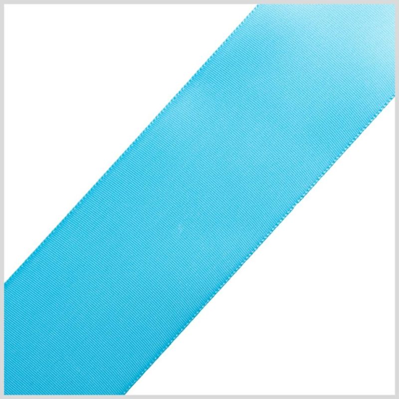 Satin | 1.5" Misty Turquoise Single Face Satin Ribbon Ribbons Misty Turquoise