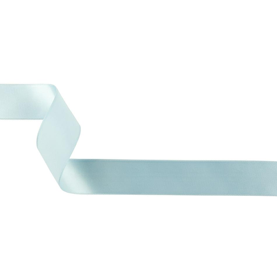 Satin | Pale Blue Single Faced Satin Ribbon – 1" Ribbons Satin