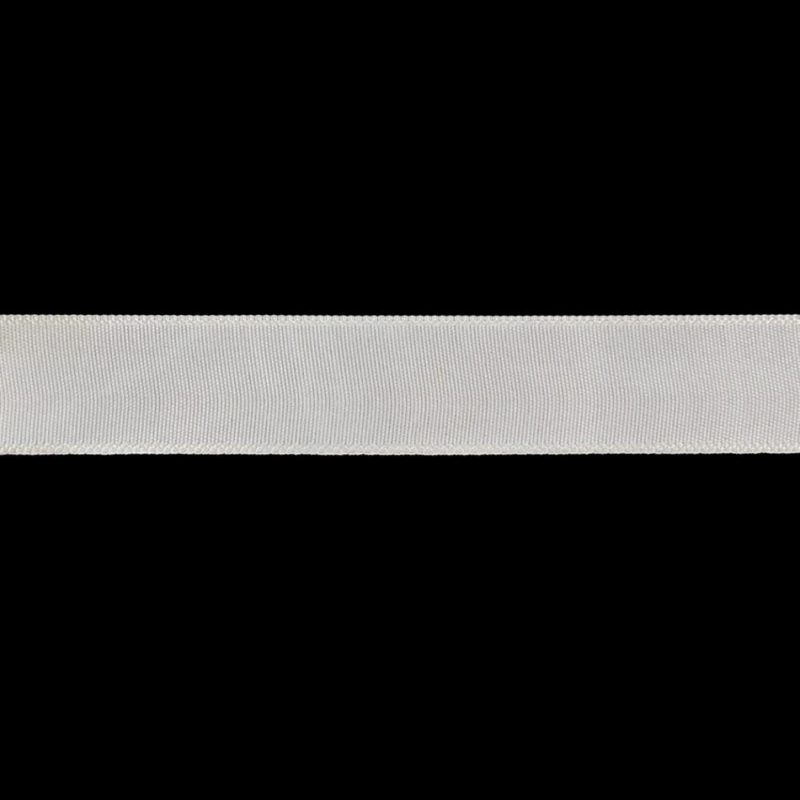 Satin | White Single Faced Satin Ribbon – 0.625" Ribbons Satin