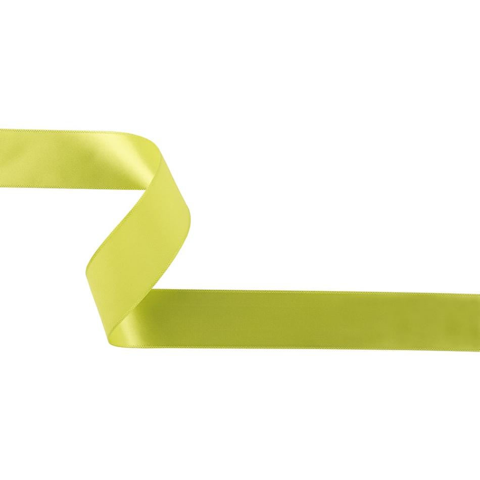 Satin | Spring Green Single Faced Satin Ribbon – 1" Ribbons Satin